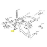 Accessoires thule anti - sway holder 52450 raceway 991 - 992 - taille unique - noir