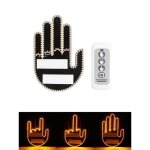 Accessoires de voiture - qingque - lumière de doigt dhonneur - 176 led - 3 modes - 150x98x22 cm Accessoires de voiture - qingque - lumière de doigt dhonneur - 176 led - 3 modes - 150x98x22 cm