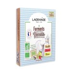 Ferments pour yaourts aromatiss - lagrange - vanille - fraise - citron - bio - 27 yaourts par tui