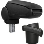 Accoudoir central pour citroen c2 - avec compartiment - rembourr� - textile - noir