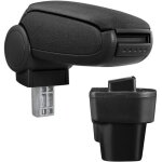 Accoudoir central pour citro�n nemo / peugeot bipper / fiat fiorino iii qubo - avec compartiment - rembourr� ...