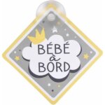 Accroche pour voiture b�b� � bord 12cm gris