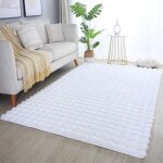 Tapis - simpex - 160 x 230 cm - polyester - poil long - lavable en machine