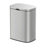 Accueil - wenko - poubelle murale en inox mat sare - argent�e - 5 l