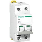 Interrupteur - sectionneur - schneider - acti9 isw - 63a - 2p - 415vac - blanc