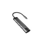 Adaptador 5 in 1 usb - c natec fowler go 2x usb 3. 0 hub hdmi 4k usb - c