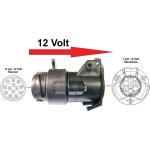 Adaptateur pour remorque secort 50110 [prise femelle 13 ples - prise mle 7 ples] plastique abs
