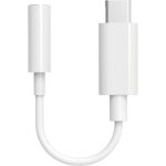 Adaptateur audio - bigben - usb c vers jack 35mm - blanc - connexion audio - smartphone