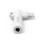 Adaptateur audio - hama - 90� lightning vers 3. 5 mm jack - hi - fi haute r�solution - certifi� mfi - ...