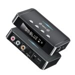 Adaptateur audio nfc bluetooth 5. 0 3. 5mm aux rca spdif fm rcepteur metteur prise en charge tfu disque ...