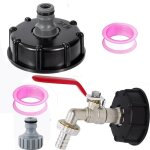 Adaptateur de bouchon de r�servoir deau bouchon de r�servoir ibc s60x6 ibc raccord 1 / 2 pouce bouchon ...