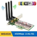 Adaptateur wifi pci - e - sans marque - 450mbps - antenne lan 3pcs - compatible windows 7 - 10 - xp Adaptateur wifi pci - e - sans marque - 450mbps - antenne lan 3pcs - compatible windows 7 - 10 - xp