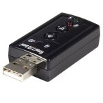 Adaptateur carte son usb - startech. com - 7. 1 canaux - contr�le de volume externe - entr�e jack microphone ...