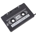 Adaptateur de cassette - shlk - lecteur de cassette - jack 35 mm - compatible mp3 - couleur noire