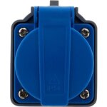 Adaptateur compact sans cble femelle 16a 2p + t en mle cee17 pour camping nautisme - zenitech
