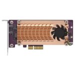 Adaptateur express m. 2 vers pci - qnap qm2 - 2p - 244a - mixte - copper colour Adaptateur express m. 2 vers pci - qnap qm2 - 2p - 244a - mixte - copper colour