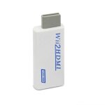 Inf adaptateur nintendo wii vers hdmi full hd 1080p blanc