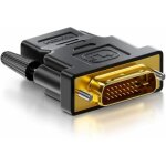 Adaptateur hdmi - top4pc - hdmi femelle vers dvi male - or dor�s - hd - compatible pc et tv