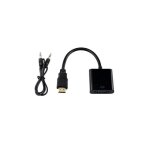 Adaptateur hdmi vers vga - ouismart - 1080p - audio intgr - compatible ordinateur xbox 360