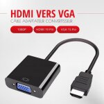 Ouismart� hdmi 1080p vers vga c�ble adaptateur convertisseur