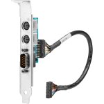 Adaptateur - hp - s�rie / ps / 2 - 1 x mini - din (ps / 2) - 1 x s�rie - transfert de donn�es