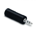 Adaptateur jack st�r�o - metronic - 360035 - 35 mm m�le - 65 mm femelle - noir