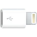 Adaptateur compatible lightning vers micro usb - charge et synchronisation - blanc