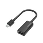 Adaptateur mini displayport vers hdmi - hama - 00200332 - ultra hd 4k - noir - c�ble vid�o