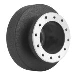 Adaptateur de moyeu de volant - vvikizy - compatible e36 nardi momo - alliage daluminium - 21 mm - noir ...