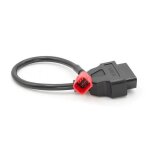 Adaptateurs obd moto 6  16 broches obd2 connecteurs dextension de cble de diagnostic pour honda yamaha ...
