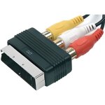 Adaptateur peritel m�le - femelle 3xrca