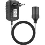 Adaptateur prise allume - cigare - hautstore - 12v 2a - convertisseur ac / dc - universel - blanc