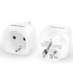 Adaptateur prise australie / chine lencent 2x - 2broches europe vers 3broches au / chinepour les pays ...