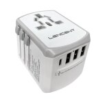 Adaptateur prise electrique universel - lencent - 3usb 1 type - c - 1920w - voyage - plus de 200 pays ...