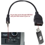 Adaptateur prise jack audio 3. 5 mm à usb femelle Adaptateur prise jack audio 3. 5 mm à usb femelle