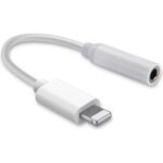 Adaptateur prise jack / lightning compatible iphone 8 plus ( + ) audio 3. 5mm cable rallonge ecouteur ...
