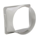 Adaptateur de raccord déchappement de climatisation coupleur de tuyau carré à rond kit de quincaillerie ... Adaptateur de raccord déchappement de climatisation coupleur de tuyau carré à rond kit de quincaillerie ...
