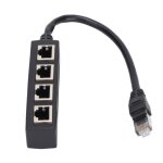 Adaptateur rpartiteur rj45 1  4 ports - mxzzand - transmission fluide - excellente connexion