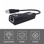 Adaptateur réseau usb vers gigabit ethernet leshp - usb 3. 0 - rj45 - 215 cm Adaptateur réseau usb vers gigabit ethernet leshp - usb 3. 0 - rj45 - 215 cm