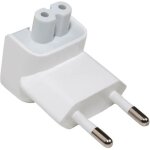 Adaptateur secteur fiche  deux broches ue pour apple apple power adapter iphone ipod ipad mac