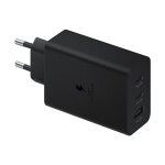Adaptateur secteur trio 65w - 2 x usb - c - 1 x usb - a - noir - sans cble