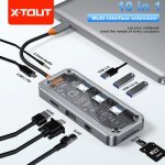 Adaptateur usb type - c 10 - en - 1 vers hdmi 4k pour macplepro air station s6 avec pd sd tf vga rj45 ... Adaptateur usb type - c 10 - en - 1 vers hdmi 4k pour macplepro air station s6 avec pd sd tf vga rj45 ...