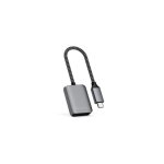 Adaptateur usb type - c satechi st - ucapdam vers audio jack 3. 5 mm et usb - c pd 30w gris - satechi ...