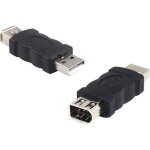 Adaptateur usb vers firewire - sony - dcr - trv75e - usb mle - firewire 6 points - noir