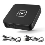 Adaptateur de voiture carplay sans fil pour iphone connexion automatique bluetooth siri ios 15 pour audi ...