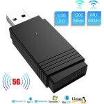 Adaptateur wifi 1300mbps cl wifi usb 3g bluetooth 5. 0 dongle wifi bi - bande 2. 4g - 5. 8g carte rseau ...