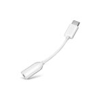 Adaptateur pour xiaomi usb c vers jack 35mm blanc