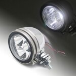 Additionnels lampes moto chrome mtal retro led passage du phare de phare de phare de brouillard