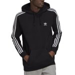 Sweat à capuche adidas 3 - stripes pour homme noir h06676 Sweat à capuche adidas 3 - stripes pour homme noir h06676