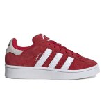 Chaussures enfant - adidas - campus 00s j - cuir - lacets - rouge